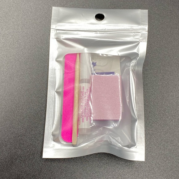 FLAME RED READY TO SHIP GEM LUXURY PRESS ON NAILS - Picture 4 of 4